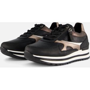 Gabor 526 Sneakers - Leer - Dames - Zwart - Maat 42,5