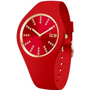 Ice Watch Ice Cosmos - Red Gold 021302 Horloge - Siliconen - Rood - Ø 34 mm