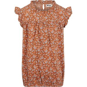 No Way Monday R-girls 2 Meisjes Blouse - Brown - Maat 116