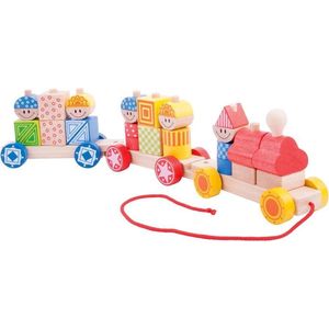 Bigjigs Baby - Houten Bouw Trein