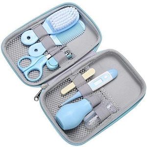 SFT Products Baby Verzorgingsset - Blauw - 8 Delige Baby Care Set - Manicure Set - Newborn Care Set