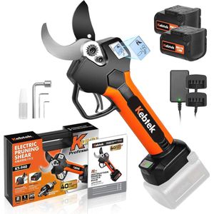 Professionele Elektrische Snoeischaar met Accu - Draadloze Takkenschaar met 40 mm Snijdiepte en 18 V Borstelloze Motor