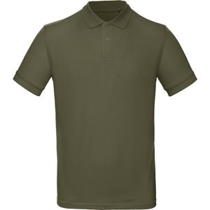 B&C Men's organic polo shirt CGPM430 - Urban Khaki - 3XL