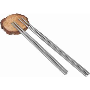 Eetstokjes Roestvrijstalen Metalen Eetstokjes met Aluminium Behuizing voor Sushi Ramen Aziatische Gerechten (1ngdamg47u-1)