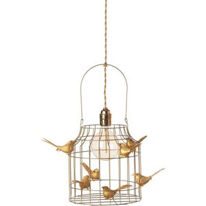 Hanglamp goud kinderkamer | | hanglamp babykamer | kinderlampen | kinderhanglampen | hanglamp met vogeltjes |