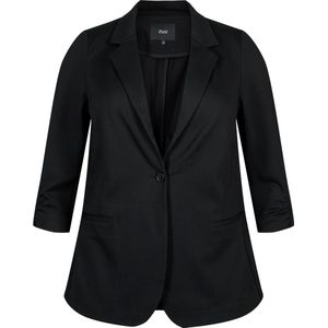 ZIZZI JMADDIE 3/4 BLAZER Dames Blazer - Black - Maat 44