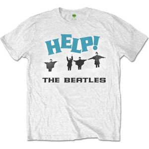 The Beatles - Help! Snow Heren T-shirt - L - Wit