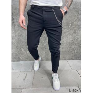 Herenjeans Beschadigde Denim Broek Slim Fit Skinny Zip Enkel Jongens Casual Stretch Broek Hip Hop Ripped Jeans Alle Taille Maten W34