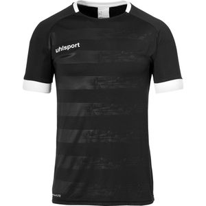 Uhlsport Division 2.0 Shirt Korte Mouw Kinderen - Zwart / Wit | Maat: 128