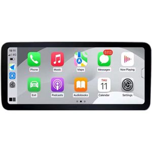 Navigatiesysteem auto met scherm - autoradio geschikt voor CarPlay en Android auto - bluetooth radio - geschikt voor Mercedes Benz C klasse 2015-2018 NTG 5.0