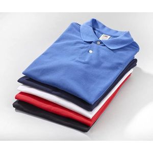 Fruit of the Loom Poloshirt heren met piquéstructuur marineblauw maat L