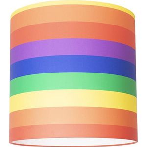 Uniqq Lampenkap textiel Regenboog Ø 40 cm - 40 cm hoog