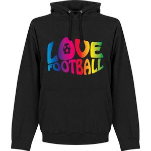 Love Football Hoodie - Zwart - XXL