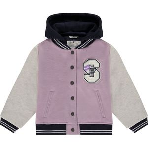 Stains and Stories girls baseball jacket Meisjes Jas - lilac - Maat 110