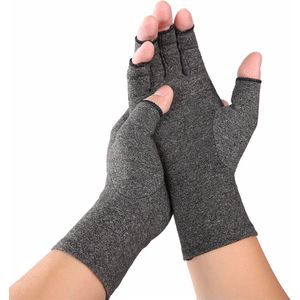 Therapeutische handschoenen | Extensso® | kleur: Grijs | Maat:L | De enige echte | Compressie Handschoenen | 88% cotton, polyester, 12% spandex
