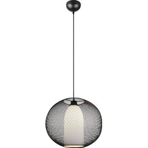LED Hanglamp - Torna Filtran - E27 Fitting - 1-lichts - Rond - Mat Zwart - Aluminium