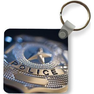 Sleutelhanger - Uitdeelcadeautjes - Politie insigne - Plastic