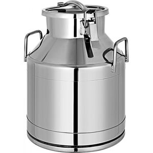 20L 5,25 Gallon Roestvrijstalen Melkbus Melkdispenser Olie Vloeistof Container Tote