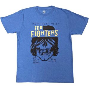 Foo Fighters - Roxy Flyer Heren T-shirt - 2XL - Blauw