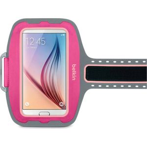 Belkin Sport-Fit Sportarmband voor Samsung Galaxy S7 - Cocktail (Rose-Grijs)