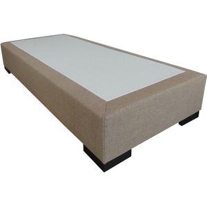 Slaaploods.nl Deluxe - Boxspring exclusief matras - 90x220 cm - Beige