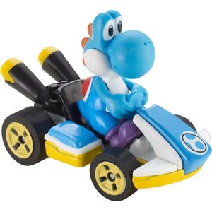 Hot Wheels Racebaanauto Mario Kart Yoshi 1:64 Die-cast Blauw