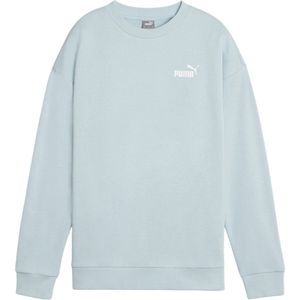 PUMA ESS+ Relaxed Small Logo Crew TR Dames Trui - Turquoise Surf