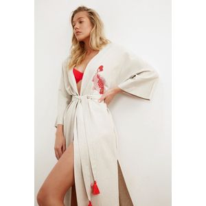 Trendyol Vrouwen Standaard mouw Double-breasted Kimono & Kaftan