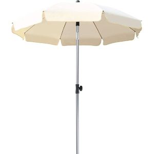 Jemaison® Parasol - Ecru- Parasol waterdicht - Verstelbaar - UV50+ - Kantelbaar - 200x165 cm