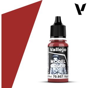 Vallejo 70957 Model Color Flat Red - Acryl Verf flesje