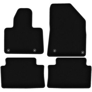 BASIC zwarte veloursmatten voor: Citroen C5 II X7 liftback, sedan, stationwagen, tourer (2008-2017)