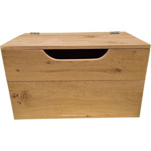 Wood4you - Speelgoedkist Kick Eikenhout 80Lx50Hx50D cm