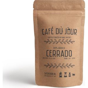 Café du Jour 100% arabica Cerrado 250 gram vers gebrande koffiebonen
