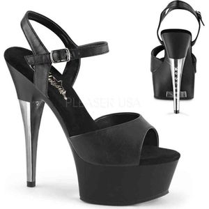 Pleaser - CAPTIVA-609 Sandaal met enkelband - US 8 - 38 Shoes - Zwart