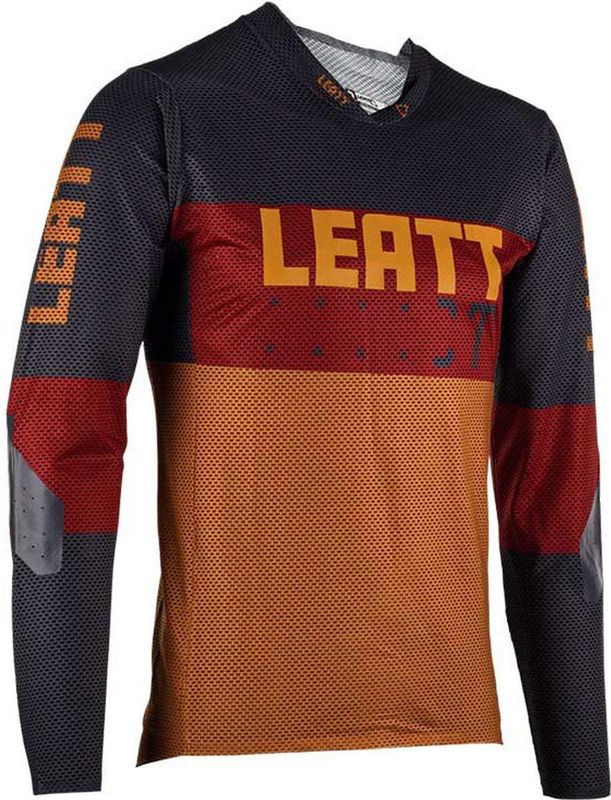 Leatt Gravity 4.0 Langarm Enduro Trui Oranje,Zwart M Man