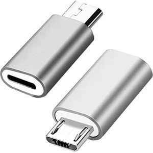 NÖRDIC LGNG-MIUSB Lightning naar Micro-USB adapter, Spacegrijs