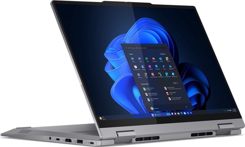 Lenovo ThinkBook 14 2-in-1 G4 IML Intel Core Ultra 7 155U Hybride (2-in-1) 35,6 cm (14"") Touchscreen WUXGA 16 GB DDR5-SDRAM 512 GB SSD Wi-Fi 6E (802.11ax) Windows 11 Pro Belgisch Grijs