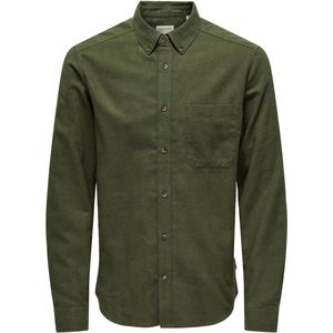 ONLY & SONS ONSGUDMUND SLIM 1-PKT SOLID SHIRT NOOS Heren Overhemd - Maat XL