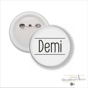 Button Met Speld 58 MM - Demi