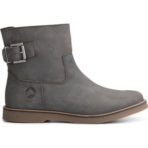 Travelin' Louargat Nubuck leren Enkellaarjes Dames - Grijs leer