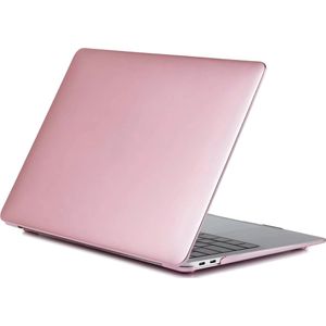 Phreeze Cover geschikt voor MacBook Air 13 inch - Hoes Geschikt voor MacBook Air M1 A1932, A2179, A2337 M1 ( 2018 t/m 2021 ) - Laptop Hardcase - 13.3 Inch - Hoes - Roze Goud