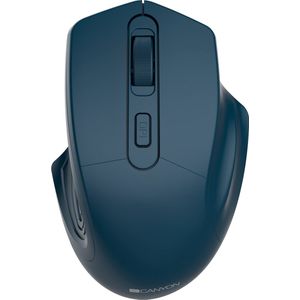 Canyon MW -15 Dark Blue Wireless Mouse - Office Gebruik - Wireless - Pixart Sensor - 2,4 GHz USB -ontvanger - 3 DPI -niveaus - Pearlescent Sheen