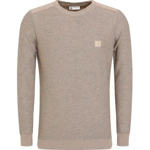 Gabbiano Trui Gemeleerde Trui 614764 4445 Taupe Mannen Maat - XXL