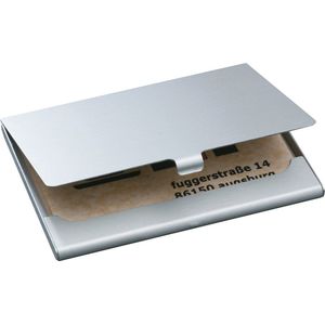 Sigel visitekaartjes houder - aluminium - voor 15 kaartjes - SI-VZ135