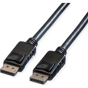 ROLINE DisplayPort Kabel, DP M/M, zwart, 1 m