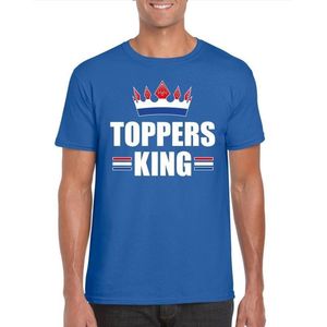 Toppers Toppers King verkleedkleding - Blauw heren shirt XL