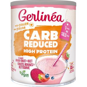Gerlinéa Carb Reduced High Protein shake rood fruit & biet (240g)