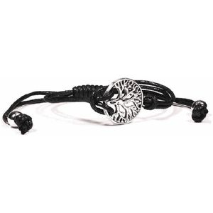 Armbandje Tree of Life Zwart