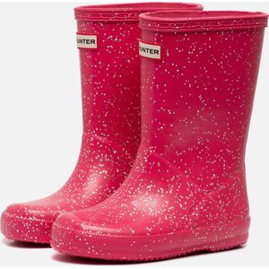 Hunter Glitter Regenlaarzen roze Rubber - Dames - Maat 28