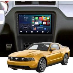 ADIVOX 10.1 inch geschikt voor Ford Mustang 2009-2014 Android 14 2GB/32GB Quad Core Carplay/Auto/Wifi/RDS/DSP/DAB+